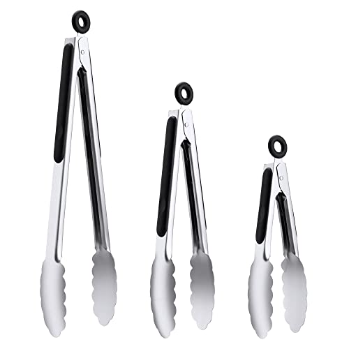 Stainless Steel Kitchen Cooking Tongs
