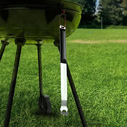 14" Long Grate Grill Scraper with Long Handle