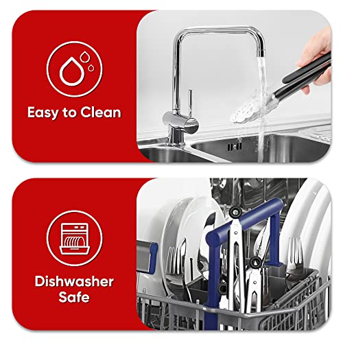 7"+9"+12" Stainless Steel Kitchen Tongs Set | Cooking Tongs | Serving Tongs | BBQ Tongs