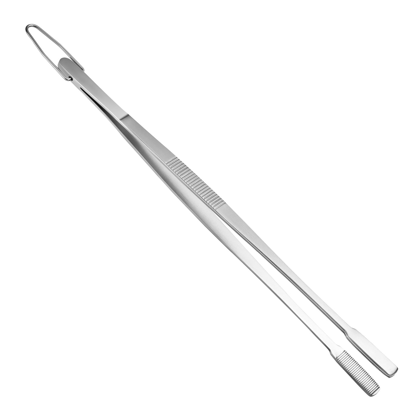 12-Inch Kitchen Tweezers, Food Grade Stainless Steel Tweezers Tongs